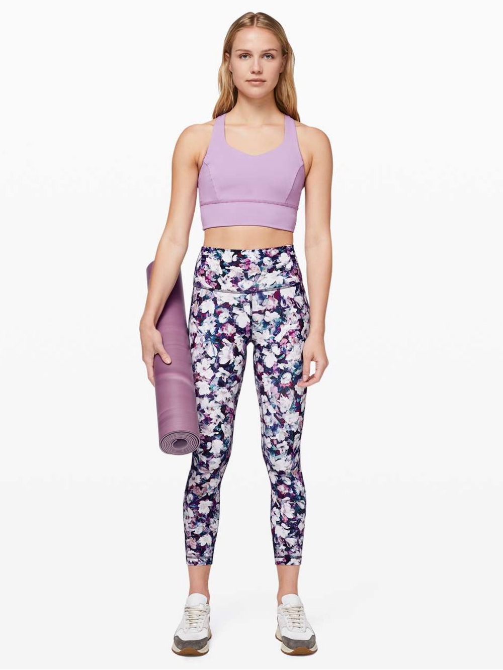 Lululemon Align Cropped Leggings Utopia High Waisted Floral Pattern